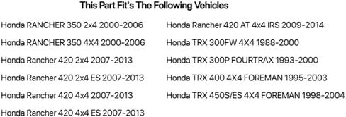 مجموعة محمل جذع التوجيه Tusk لسيارة HONDA Rancher 420 4x4 2007-2013 in Saudi Arabia