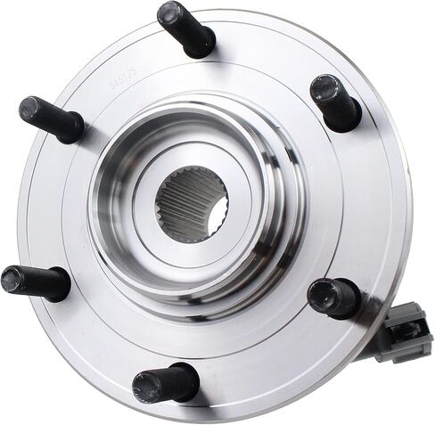 PAROD Pair of 2 Front 515125 4WD Wheel Hub Bearing Assembly Fit for 2008-2010 Infiniti QX56, 2008-2012 Nissan Armada, Titan 6Lugs w/ABS in Saudi Arabia
