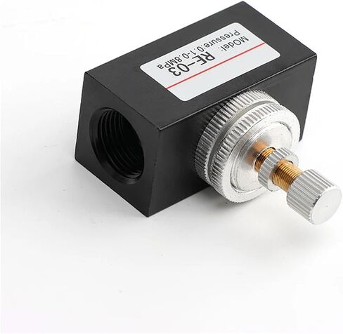 1PCS RE-01-02-03-04 Pneumatic Air Flow Adjustment Control Valve Tracheal Speed Regulating Valve One-Way Throttle Valve(RE-02) in Saudi Arabia