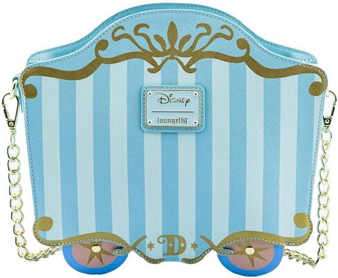 Loungefly DISNEY DUMBO 80TH ANNIVERSARY TRAIN CAR CROSSBODY BAG WDTB2358, Blue in Saudi Arabia