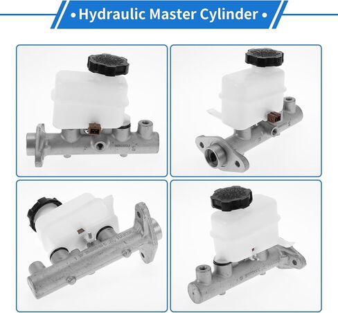 1 Pcs Brake Master Cylinder for Hyundai Santa Fe 2001-2005 Durable Aluminum Alloy,Plastic Engine Compartment Hydraulic Master Cylinder with Reservoir in Saudi Arabia
