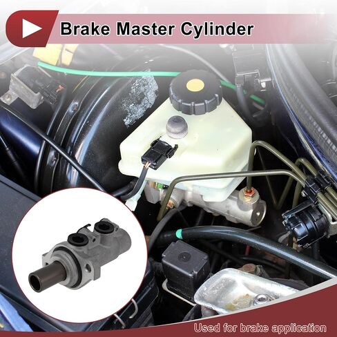 Brake Master Cylinder No.M630713/20990924 for Chevrolet Equinox 2010-2017 Hydraulic Master Cylinder Silver Tone Aluminum Alloy 1 Pc in Saudi Arabia