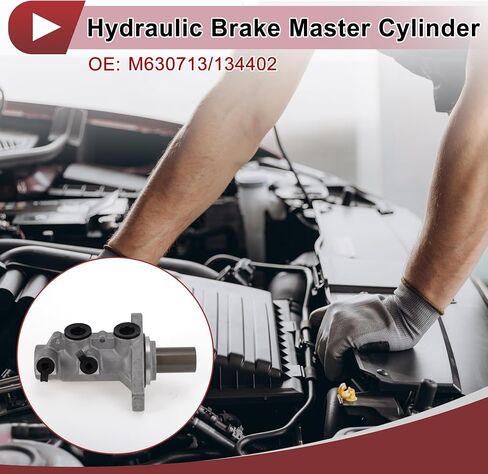Brake Master Cylinder No.M630713/20990924 for Chevrolet Equinox 2010-2017 Hydraulic Master Cylinder Silver Tone Aluminum Alloy 1 Pc in Saudi Arabia