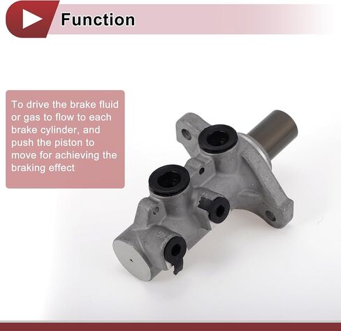 Brake Master Cylinder No.M630713/20990924 for Chevrolet Equinox 2010-2017 Hydraulic Master Cylinder Silver Tone Aluminum Alloy 1 Pc in Saudi Arabia