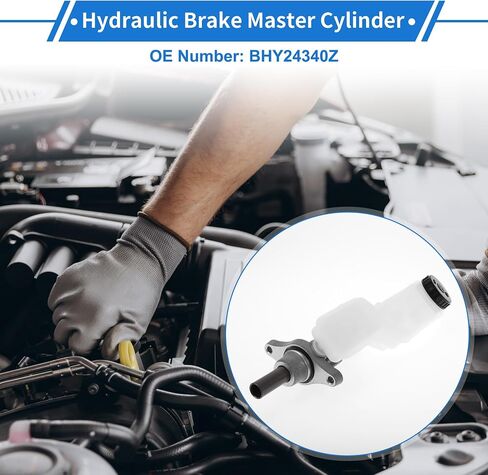 1 Pcs Brake Master Cylinder for Mazda 3 2014-2018 Durable Aluminum Alloy,Plastic Engine Compartment Hydraulic Master Cylinder with Reservoir in Saudi Arabia