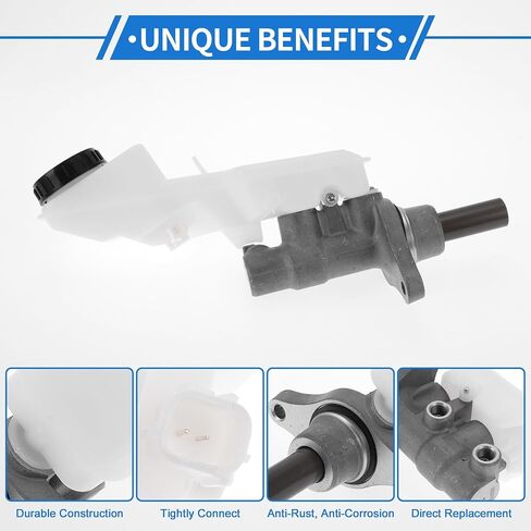 1 Pcs Brake Master Cylinder for Mazda 3 2014-2018 Durable Aluminum Alloy,Plastic Engine Compartment Hydraulic Master Cylinder with Reservoir in Saudi Arabia
