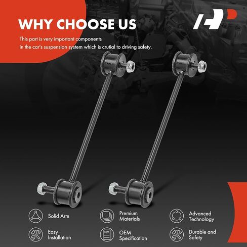 A-Premium 2 x Rear Sway Bar Links Stabilizer Bar Links, Compatible with Mercedes-Benz S320 S350 S420 S430 S500 S600 & CL500 CL600 300SD 300SE & 400SE 400SEL & 500SEC & 600SEC & AMG - S55 S65 in Saudi Arabia