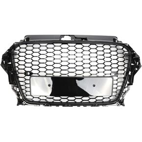 FSFY 1Pc 8V3853651B Mesh Grill Front Bumper Radiator Grille ABS Plastic Black For Audi A3 S3 8V Pre-Facelift 2013-2016 in Kuwait