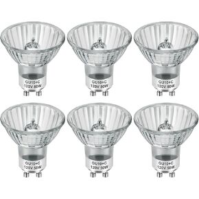 Candle Warmer Bulbs Accessories, GU10 Halogen Bulbs –Replacement Wax Warmer Bulbs for Candle Warmer Lamps, 2-Pin Halogen Light Bulb, Pack of 4 in Saudi Arabia