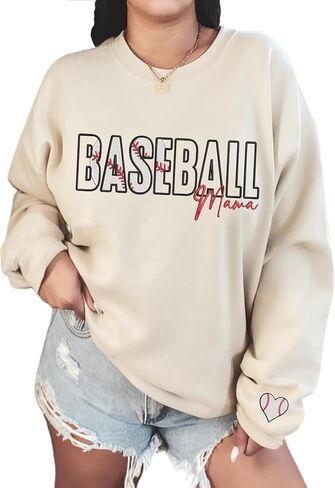 Nani Baseball Mama Embroidered Sweatshirt, Baseball Mama EmbroideredSweatshirt Gift For Mom Mother's Day Gameday Christmas in Saudi Arabia