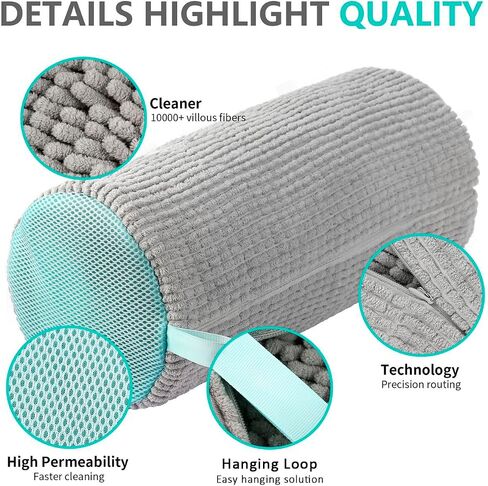 2Pcs Shoe Washing Machine Bag with 4Pcs Adjustable Shoe Trees and Storage Bag | Upgraded Zipper and Deep Clean Protection for Sneakers | For Men & Women (Gray) in Saudi Arabia