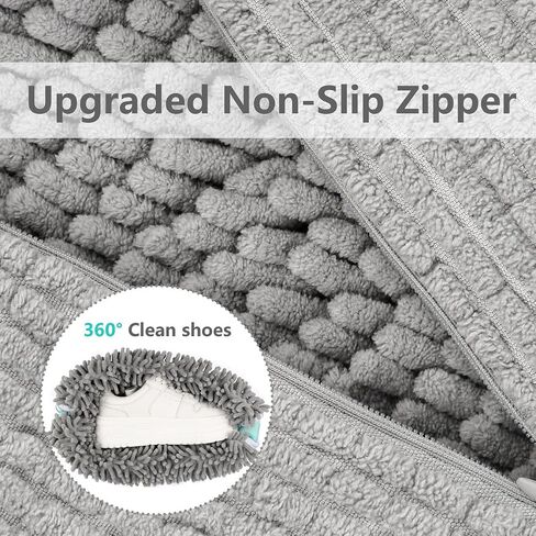 2Pcs Shoe Washing Machine Bag with 4Pcs Adjustable Shoe Trees and Storage Bag | Upgraded Zipper and Deep Clean Protection for Sneakers | For Men & Women (Gray) in Saudi Arabia