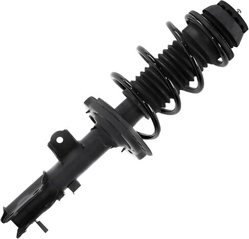 Detroit Axle - Front Left Strut for 2012-2017 Hyundai Accent Kia Rio, Driver Side Quick Install Ready Strut & Coil Spring Assembly 2014 2015 2016 2017 Replacement Suspension Shock in Saudi Arabia