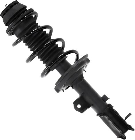 Detroit Axle - Front Left Strut for 2012-2017 Hyundai Accent Kia Rio, Driver Side Quick Install Ready Strut & Coil Spring Assembly 2014 2015 2016 2017 Replacement Suspension Shock in Saudi Arabia