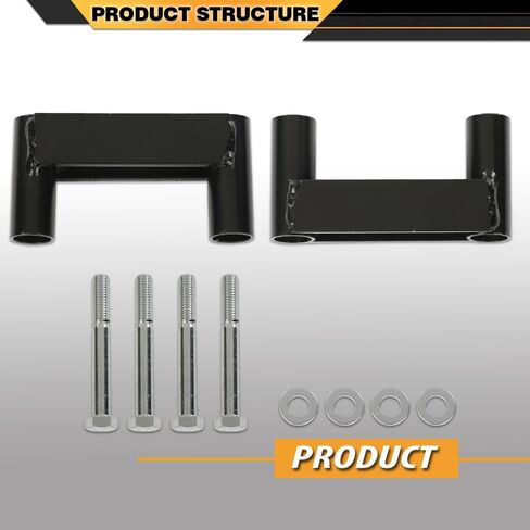 Rear Shock Extender Kit 2"-4" Lift Compatible with Jeep Wrangler JK JKU 2007 2008 2009 2010 2012 2013 2014 2015 2016 2017 2018 in Saudi Arabia