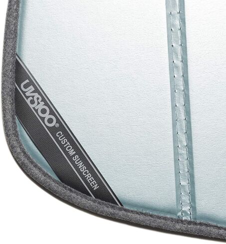 Covercraft UVS100 Custom Sunscreen | Fits 2023-2025 Ford F-250/F-350/F-450/F-550 with Heads Up Display | Silver in Saudi Arabia