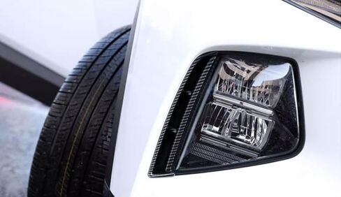 أغطية مصابيح الضباب الأمامية متوافقة مع Hyundai Tucson 2025 2024 2023 2022 إطار مصباح الضباب مدخل الهواء ملحقات السيارة الخارجية ABS 2 قطعة (نمط الكروم اللامع) in Kuwait