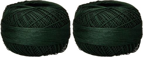 Handy Hands 210-Yard Lizbeth Cotton Thread, 25gm, Dark Evergreen in Saudi Arabia