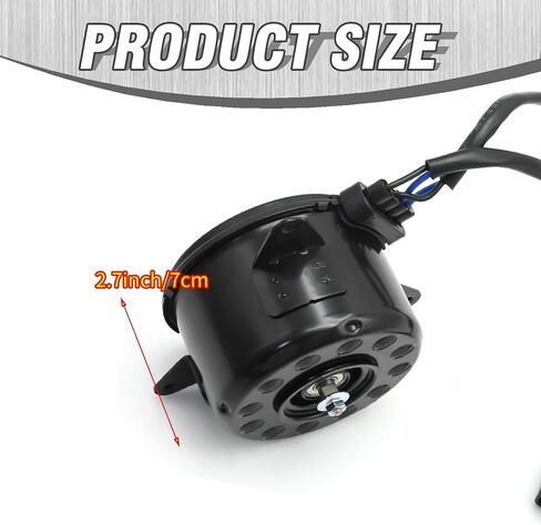 214871KA0E Radiator Fan Cooling Motor, Replacement for Versa 2012-2019 L4 1.6L, Replacement for Versa Note 2014-2019 L4 1.6L, Replaces 21487-1KA0B 21487-1KA0A in Saudi Arabia