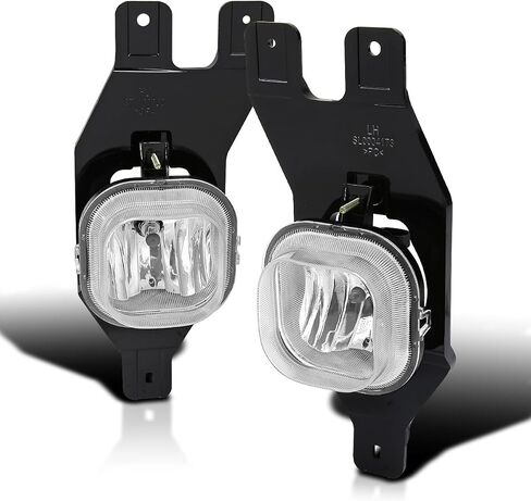 SPEC-D TUNING Smoke Fog Lights Compatible with 1999-2004 Ford F-250, F-350 Super Duty, 2000-2004 Excursion, L+R Pair Assembly in Saudi Arabia