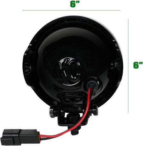 7422454677677 Universal 6 "100W Apollo Pro Spot Beam Halogen 4X4 على الطرق الوعرة KC HiLiTES أضواء الضباب in Saudi Arabia