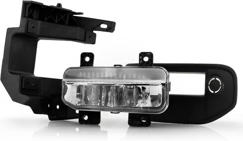 AKKON - Fits 2019-2024 Ram 1500 Pickup Truck [LED Type] Bumper Chrome Fog Lights Pair w/Wiring Harness Screw Switch in Saudi Arabia
