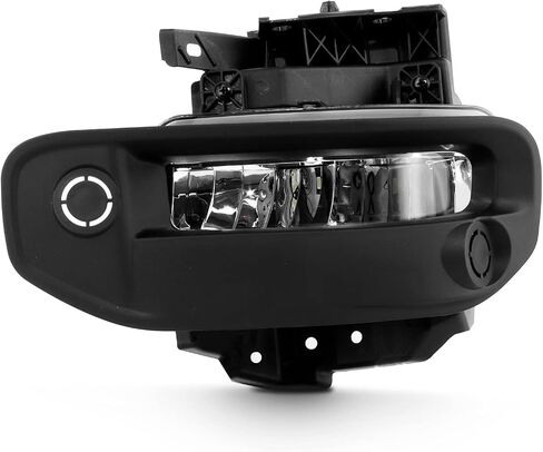 AKKON - Fits 2019-2024 Ram 1500 Pickup Truck [LED Type] Bumper Chrome Fog Lights Pair w/Wiring Harness Screw Switch in Saudi Arabia