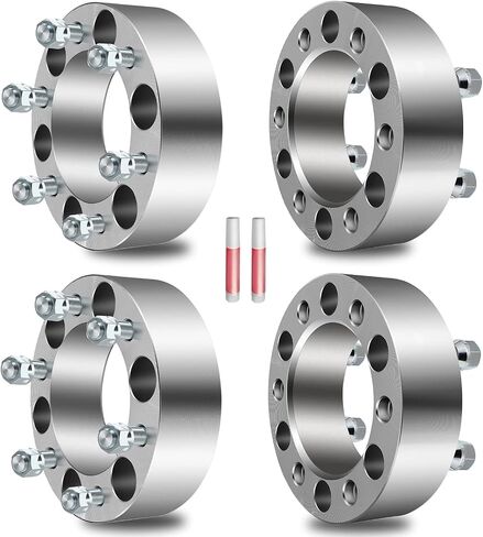ECCPP 4PCS 2 inch 6 Lug Wheel Spacers 6x5.5 to 6x5.5 6x139.7mm 108mm fits for Nissan Frontier 1998-2004| For Nissan Pathfinder 1987-2004| For Nissan Pickup 1986-2022 with 12x1.25 Studs in Saudi Arabia