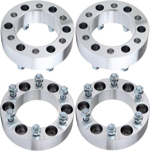 ECCPP 4PCS 2 inch 6 Lug Wheel Spacers 6x5.5 to 6x5.5 6x139.7mm 108mm fits for Nissan Frontier 1998-2004| For Nissan Pathfinder 1987-2004| For Nissan Pickup 1986-2022 with 12x1.25 Studs in Saudi Arabia