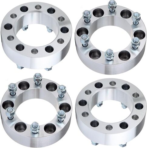 ECCPP 4PCS 2 inch 6 Lug Wheel Spacers 6x5.5 to 6x5.5 6x139.7mm 108mm fits for Nissan Frontier 1998-2004| For Nissan Pathfinder 1987-2004| For Nissan Pickup 1986-2022 with 12x1.25 Studs in Saudi Arabia