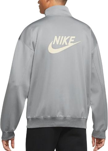 سترة صوفية Nike Circa Half-Zip للرجال DQ4237-073، رمادي جزئي/حليب جوز الهند (الولايات المتحدة، ألفا، كبير، عادي، عادي، 92% بوليستر/8% ألياف لدنة) in Saudi Arabia