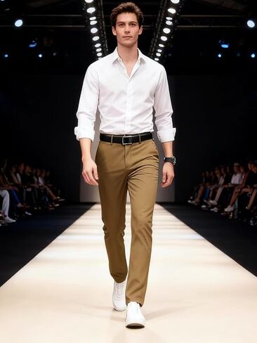 TiantailangMen's Formal Trousers Solid Black All-Season Business Pants Suitable for Casual to semi-Formal Occasions in Saudi Arabia