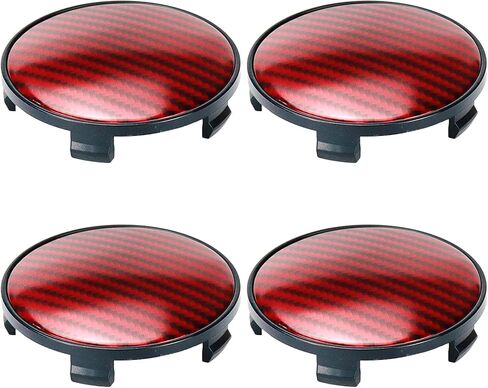 Modengzhe 62mm Wheel Center Caps Rim Hub Center Covers Replacement 63mm Lug to Lug (Carbon Fiber Pattern) - 4Pcs in Kuwait