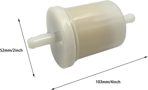 5 Pack 5/16" Inline Fuel Filter Compatible with Kubota BX25 ZD21 BX2360 BX2370 BX23 BX24 BX23D BX2660 BX24D BX25 BX2660D BX2670 BX2350 BX2200 BX2230 ZD25 Lawn Tractor Mowers Replace 12581-43012 in Saudi Arabia