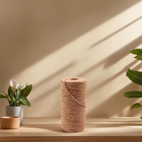 100M Jute Ropes – Premium 2mm Thick Natural Fiber Rope Ideal for Crafting, Gardening, Outdoor Activities, and More in Saudi Arabia