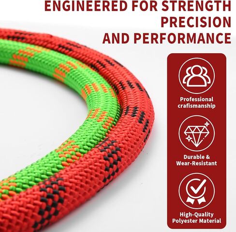 Arborist Rope 5/8in Climbing Rope Tree Rope for Outdoor Climbing Swing Sailing Halyard in Saudi Arabia