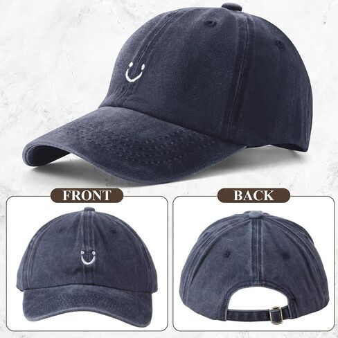 Norme 5 Pieces Unisex Cotton Vintage Baseball Cap Low Profile Unstructured Baseball Hat Washed Distressed Baseball Hat Baseball Cap Twill Adjustable Dad Hat (Assorted Color), One Size in Kuwait