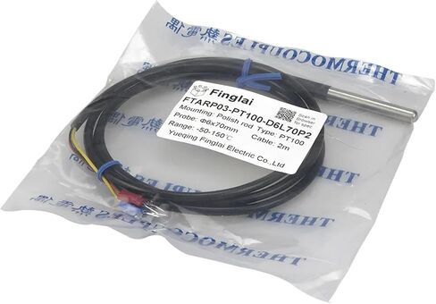 FTARP03 PT100 Cu50 مقاوم للماء نوع 2 متر كابل تلميع قضيب التحقيق رئيس مستشعر درجة الحرارة RTD (PT100 6x30 مللي متر التحقيق) in Saudi Arabia