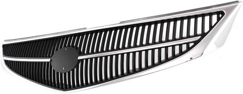 Garage-Pro Grille Assembly Compatible with 1999-2001 Toyota Solara Chrome Shell with Painted Black Insert in Saudi Arabia