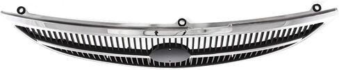Garage-Pro Grille Assembly Compatible with 1999-2001 Toyota Solara Chrome Shell with Painted Black Insert in Saudi Arabia