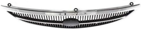 Garage-Pro Grille Assembly Compatible with 1999-2001 Toyota Solara Chrome Shell with Painted Black Insert in Saudi Arabia