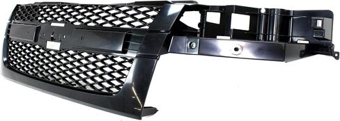 طقم تجميع الشبكة الأمامية Garage-Pro لسيارة شيفروليه كولورادو 2004-2012، هيكل رمادي داكن مزخرف، تصميم من قطعتين مع شعار بلاستيكي in Saudi Arabia