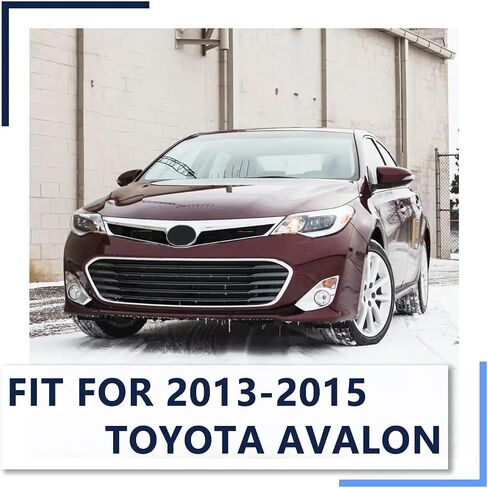 شواية أمامية من PENSUN تناسب 2013 2014 2015 Toyota Avalon مع زخرفة، استبدال الشبكة الأمامية لـ TO1200357 5310107010، كروم in Saudi Arabia