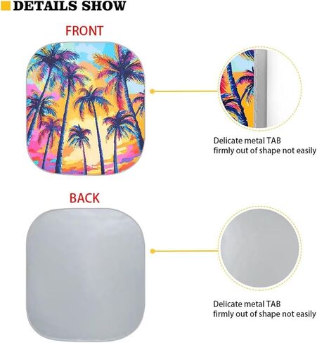 مظلة شمس مكونة من قطعتين من Red Rose لنافذة السيارة، كتل مانعة للشمس 99% من الأشعة فوق البنفسجية، سيارة رائعة لشاحنات السيارات وسيارات الدفع الرباعي in Kuwait