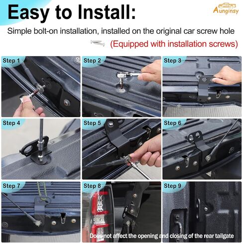 Car Tailgate Tie Down Anchor Bed Cleat Compatible with Toyota Tundra 2014-2021 Heavy Duty Truck Tailgate Bed Tie Down Anchors Rings Trailers Hook Cargo Bolt Pickups Load Anchor Replacement Accessories in Kuwait
