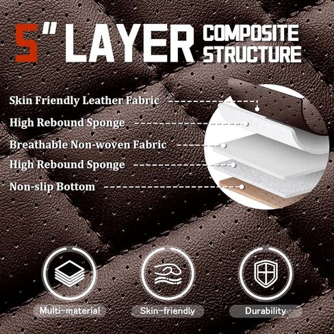 Seat Covers for Mercedes-Benz Sprinter 3500 2017-2024,Car Seat Covers Front Seats,Car Seat Cover Waterproof,Car Seat Covers All Weather(Front, Brown Coffee) in Kuwait