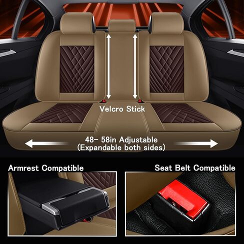 Seat Covers for Mercedes-Benz Sprinter 3500 2017-2024,Car Seat Covers Front Seats,Car Seat Cover Waterproof,Car Seat Covers All Weather(Front, Brown Coffee) in Kuwait