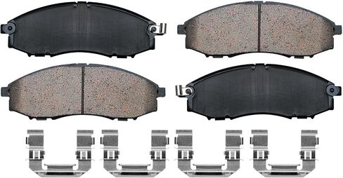 Detroit Axle - Front Brake Kit for 2003-2004 Nissan Frontier 2000-04 Xterra Disc Brake Rotors Ceramic Brakes Pads 2000 2001 2002 2004 Replacement: 11.13" inch Rotor in Saudi Arabia