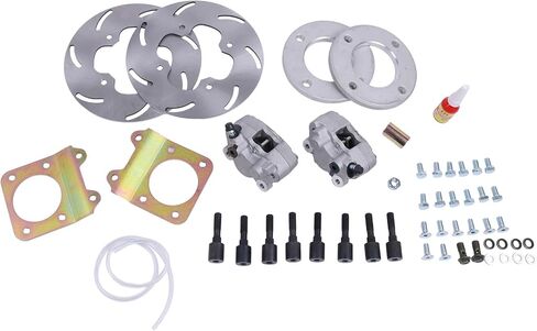 HOLDWELL Front Disc Brake Conversion Kit Compatible with Honda Foreman 400/450 4x4 Rancher 350 4x4 Rubicon 500 4x4 Rincon 650 4x4 All Years Fourtrax 300 4x4 1992-1999 in Saudi Arabia