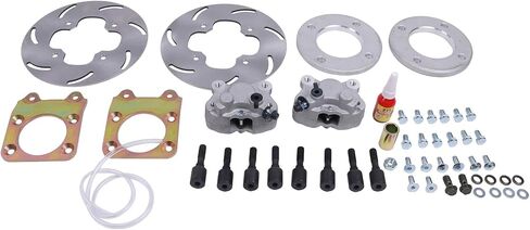 HOLDWELL Front Disc Brake Conversion Kit Compatible with Honda Foreman 400/450 4x4 Rancher 350 4x4 Rubicon 500 4x4 Rincon 650 4x4 All Years Fourtrax 300 4x4 1992-1999 in Saudi Arabia